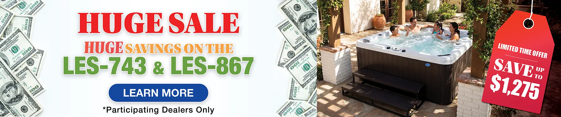 Calspas hot tub being used in a family setting - Augusta Richmond